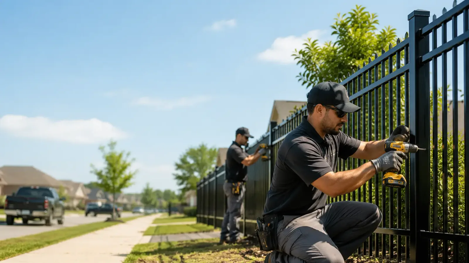 Metal Fence Installation in Haughton, LA